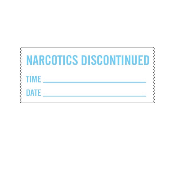 Nevs Printed Chart Tape - Narcotics Discontinued NT-61 - main